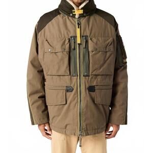 NEW PARAJUMPERS sword b field jacket in earth - deep moss